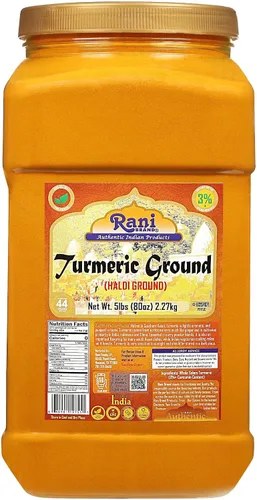 Vista 13 de Rani Polvo de Especias de Raíz de Cúrcuma Orgánica (Haldi), (Alto Contenido de Curcumina) 16oz (1lb) 454g Frasco PET ~ Todo Natural Vegano Apto