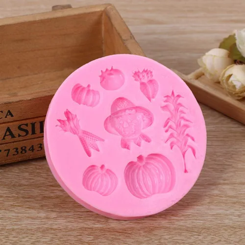 Vista 7 de Molde de pastel Molde de calabaza de silicona para panadería Cocina Tienda de postres