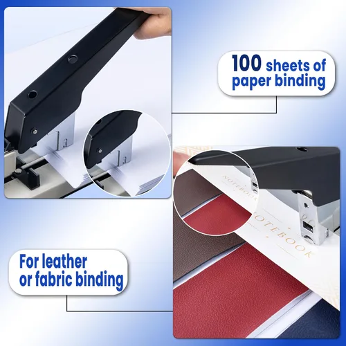 Vista 2 de Grapadora Heavy Duty 100 Hojas - Sin esfuerzo,grapadoras para escritorio,Capacidad