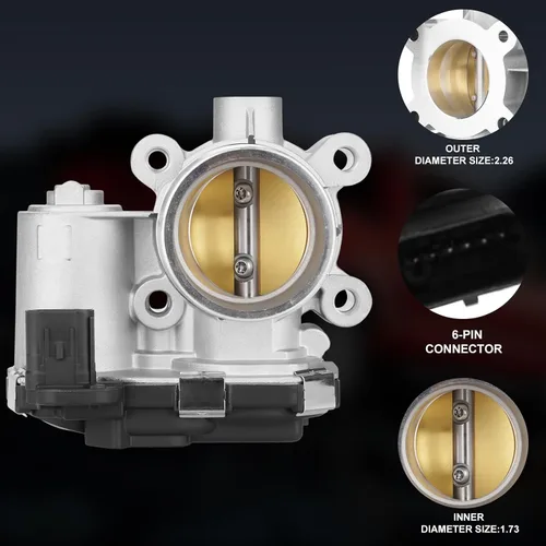 Vista 7 de Cuerpo del acelerador 12671379 apto para 2016-2019 Buick Encore 1.4L 2017-2019 Chevy Cruze 1.4L 2018-2020 Chevy Equinox 1.5L Malibu 2018-2020 1.5L