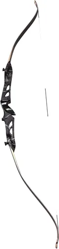 Vista 6 de SAS Explorer Metal Riser Takedown - Arco recurvo Elevador azul con extremidades blancas