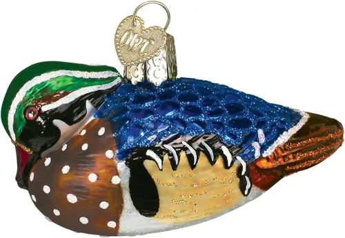 Vista 7 de Old World Christmas - Adorno de vidrio soplado de águila en vuelo para árbol de Navidad, decoración de vacaciones hecha a mano, colección Bird