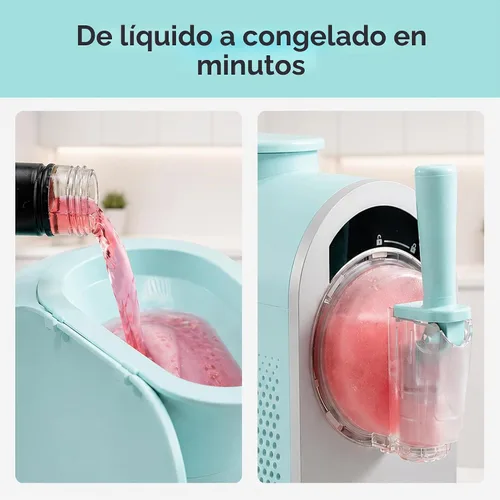 Vista 7 de Whynter Máquina de helado y granizado suave 7 en 1, 1.6 cuartos de galón Turquesa