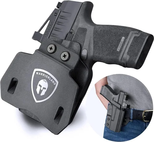 Vista 17 de WARRIORLAND Funda OWB Kydex con corte óptico, ajuste seleccionado para Glock 17/19/19X/43/43X MOS, sin riel 1911, Hellcat/Hellcat Pro, Taurus