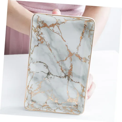 Vista 5 de 3pcs Ceramic Jewelry Dish Ceramic Ring Plate Ceramic Tray Ceramic Jewelry Tray Trinket Tray Ceramic Earring Tray Ceramic Ring Tray Bandejas