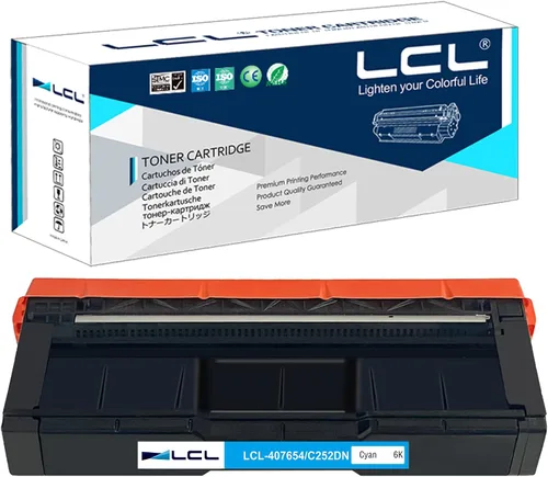 Vista 8 de LCL Cartucho de tóner remanufacturado de repuesto para Ricoh 407653 sp c252dn c252sf c262dnw c262sfnw C252HA 6500 páginas (paquete de 1 negro)