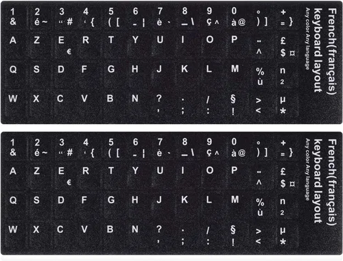 Vista 18 de 2 calcomanías de teclado árabe para computadora portátil portátil de Arabic