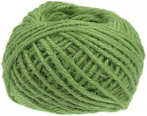 Vista 11 de uxcell Cuerda de yute natural de 0.039 in, 82 pies, 3 capas, cuerda de yute para manualidades y manualidades, para envolver adornos para decoración