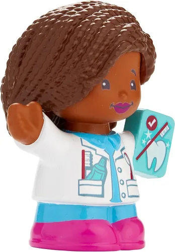 Vista 3 de Fisher-Price Little People, Blanco, azul, rosa.