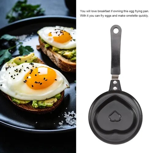 Vista 6 de plplaaoo Mini bandeja para huevos, sartén de huevos, sartén antiadherente para huevos, sartén antiadherente innovadora coreana para desayuno