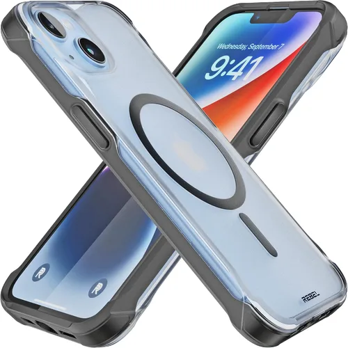 Vista 16 de Phone REBEL - Funda transparente para iPhone 14 Plus [Crystal Series Gen-4] Compatible con MagSafe Resistente, Antiarañazos, Sin Amarilleo