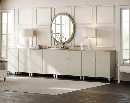 Vista 8 de WAMPAT Cómoda pequeña para dormitorio, cómoda de madera moderna de 35.4 pulgadas para armario organizador de almacenamiento con 3 compartimentos
