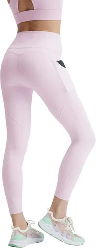 Vista 6 de Fabletics Leggings Oasis PureLuxe de talle alto para mujer Mora (Berry Crush)