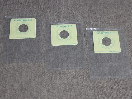 Vista 3 de 100PCS Colostomy Bags Ostomy Stoma Cut to Fit One-Piece System Disposable Pouches (2)