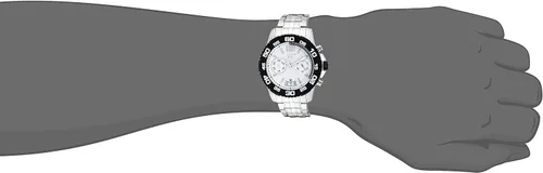 Vista 2 de CAT Watches PW Drive Reloj analógico de cuarzo con correa de acero inoxidable, plateado, 21.5 (Modelo PW.143.11.222)