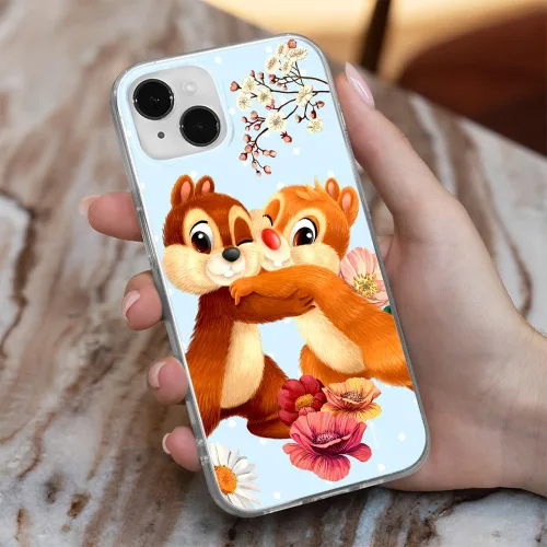 Vista 9 de ERT GROUP Funda de teléfono móvil para Apple iPhone 14 Plus Original y con licencia oficial de Disney Chip & Dale 003 adaptada de manera óptima a