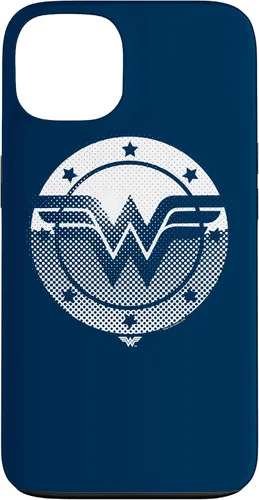 Vista 7 de Wonder Woman Funda con logotipo de escudo de medio tono para iPhone 17