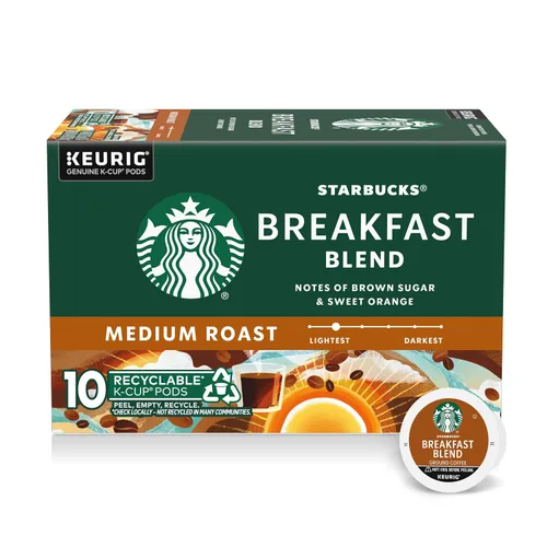 Vista 39 de Starbucks Cápsulas de café K-Cup, café de tostado medio con 2X cafeína mezcla de la casa para cafeteras Keurig, 100% arábica, 6 cajas