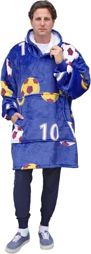 Vista 30 de Catalonia Sudadera con Capucha Manta Extragrande, Cómoda Sudadera Sherpa Usable, Regalo para Ella