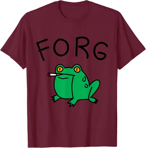 Vista 14 de Forg Y2K Sarcastic Cringe - Camiseta divertida Irónica Gen Z Weird Meme Cool, Blanco