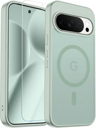 Vista 22 de SUPFINE Funda magnética para Google Pixel 10 Pro XL con protector de pantalla (imanes integrados) (protección contra caídas de grado militar)