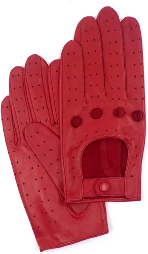 Vista 4 de MGGMOKAY Guantes de conducción de cuero genuino para mujer sin forro