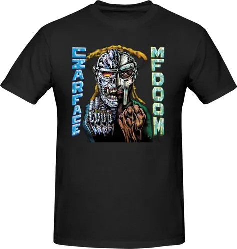 Vista 5 de OWRIRWO Camiseta de manga corta de algodón con cuello redondo para hombre