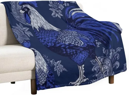 Vista 16 de Manta de gallo con encanto de campo, manta de forro polar de felpa de 30 x 40 pulgadas, manta de franela súper suave para decoración de sofá, cama