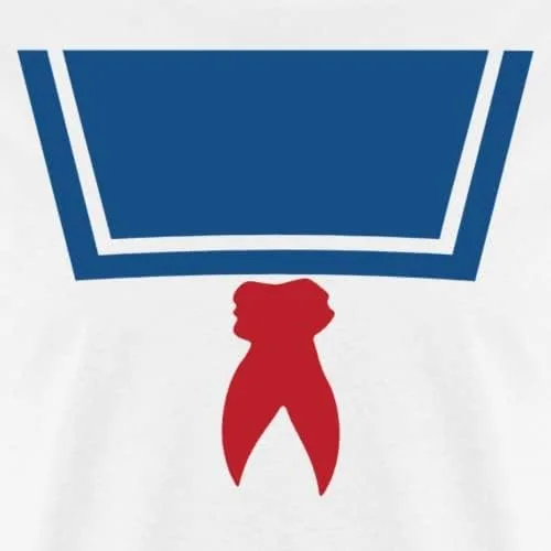 Vista 2 de Spreadshirt Stay Puft Marshmallow Man Costume Camiseta para hombre