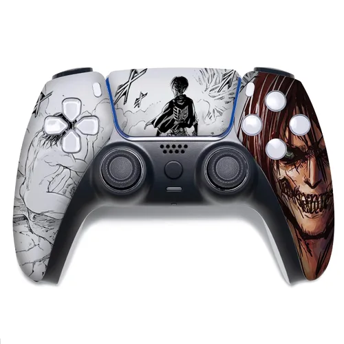 Vista 76 de Attackk on Tittan Custom PS-5 Controller Wireless compatible with Play-Station 5 Console by BCB Controllers Proudly Customized in USA with