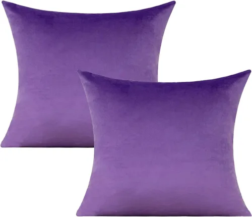 Vista 23 de VAKADO Juego de 2 fundas de almohada de terciopelo beige crema de 16 x 16 pulgadas, fundas de cojín cuadradas suaves y sólidas, decoración del hogar