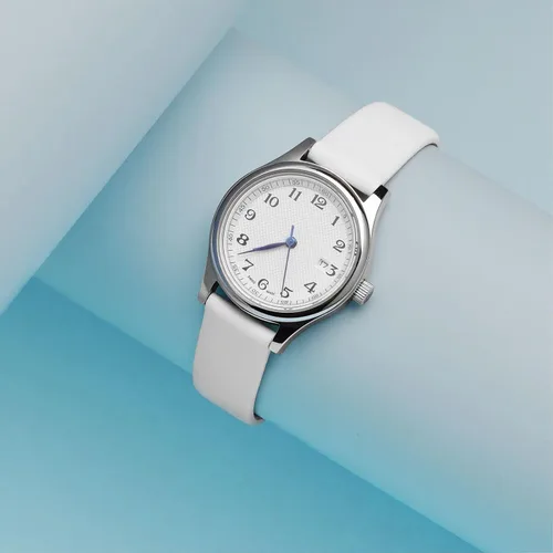 Vista 6 de WOCCI Correas de reloj elegantes, correas de repuesto de cuero genuino para hombres y mujeres, ancho de la correa 0.315 in, 0.394 in, 0.472 in