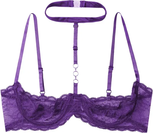 Vista 6 de easyforever Sujetador de 14 copas para mujer, lencería ajustable con tirantes delgados y push up