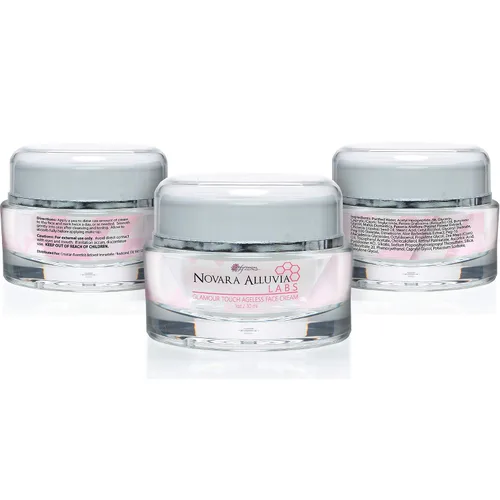Vista 4 de Novara Cream - Novara Alluvia Labs Anti Envejecimiento - Crema facial Glamour Touch Ageless - Ayuda a tu piel a verse y sentirse joven y firme