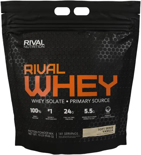 Vista 10 de Rival Nutrition Rival Whey Protein Powder (Cereal Toast de Canela, 2 lb)