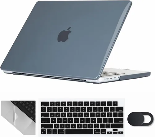 Vista 18 de Se7enline Funda rígida compatible con MacBook Pro de 16 pulgadas 2021/2022/2023/2024 para A2485 A2780 A2991 A3403 M4 M3 M2 M1 y teclado y protector