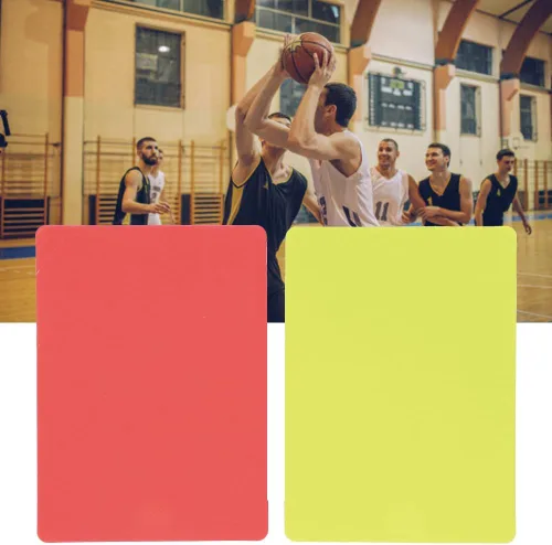 Vista 5 de Kit de tarjetas de penalización para oficiales deportivos de fútbol, tarjetas de árbitro para fútbol, fútbol, deportes, árbitro, juego de dos