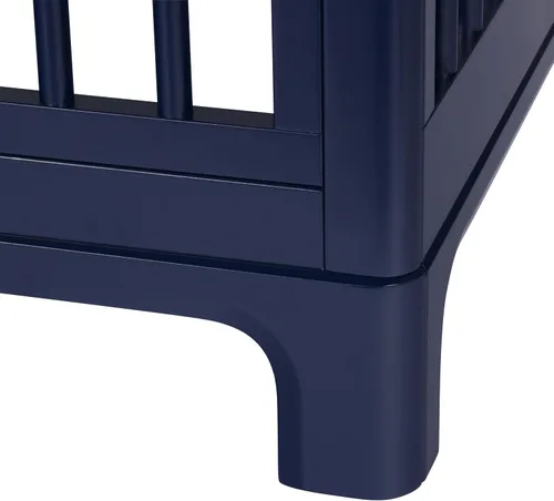 Vista 10 de Little Seeds Posey - Cuna convertible 4 en 1, color azul oscuro