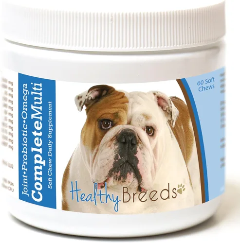 Vista 50 de Healthy Breeds Affenpinscher todo en uno multivitamínico suave masticable 60