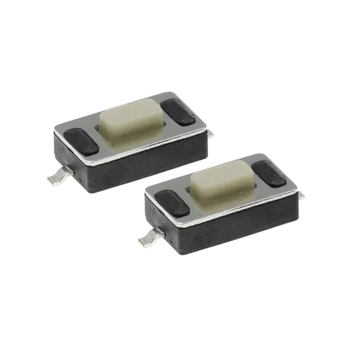 Vista 4 de 100pcs 3 * 6 * 2.5mm Light Touch Switch Patch 2 Feet Micro Button Switch Two Feet Touch Switch The Car Remote Control