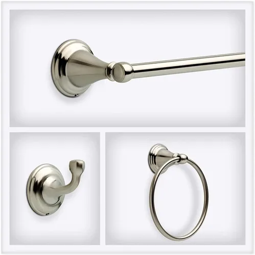 Vista 2 de Delta 79646-SS Windemere, Anillo para toalla, Accesorio de baño, 79646-SS Acero inoxidable brillante