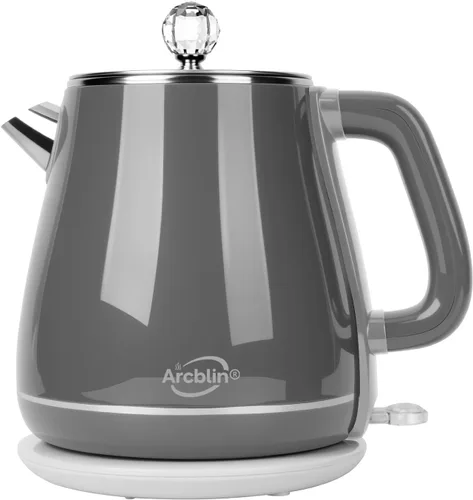 Vista 9 de Hervidor eléctrico de 1.8L, hervidor de té con ebullición rápida Blanco