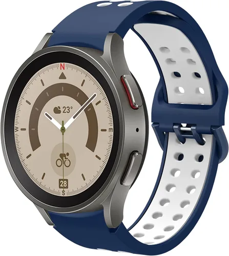 Vista 25 de VeveXiao Correa deportiva compatible con Samsung Galaxy Watch 5 Pro de 1.772 pulgadas/Watch 4 Classic 1.654 pulgadas/1.811 pulgadas, sin huecos
