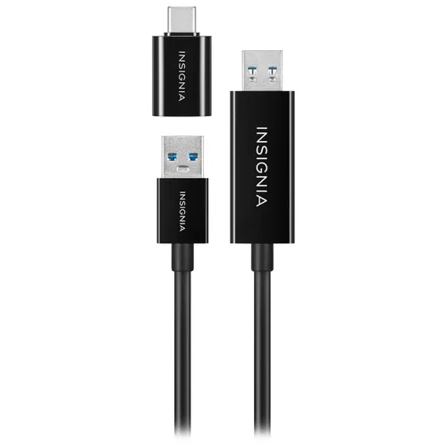 Vista 56 de Insignia Cable trenzado USB-C a USB-C (5 pies, morado claro)