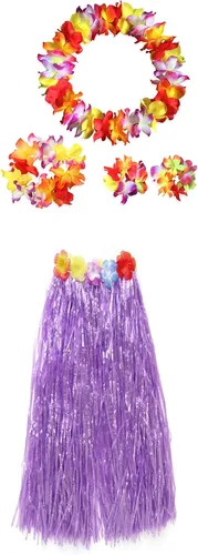Vista 10 de CISMARK Falda elástica hawaiana, bailarina de Hula.