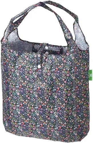 Vista 11 de ECO CHIC Bolsas plegables reutilizables para comestibles, bolsa de compras ligera, reciclada y reutilizable, bolsa plegable impermeable Gafas Gatos