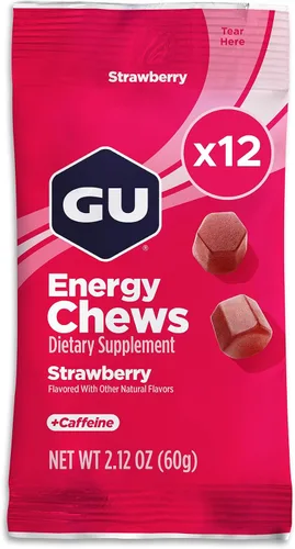 Vista 14 de GU Energy Masticables, granada de arándanos, gomitas de electrolitos, 12 bolsas (24 porciones en total)