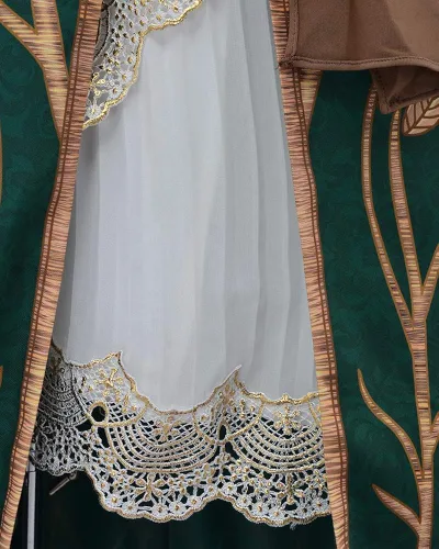 Vista 6 de miccostumes Disfraz de disfraz DLC de aspecto alternativo para mujer bata de disfraz de cosplay