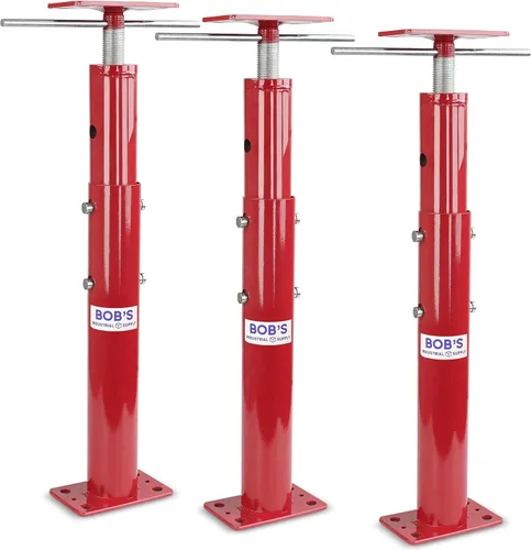 Vista 9 de BISupply Gatos de casa para nivelar espacios de arrastre 1 paquete - 12 a 16 pulgadas de viga de soporte ajustable para zócalo de sótano - Gato
