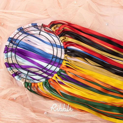 Vista 6 de Ribbli Cinta de satén negra de doble cara de 3/8 pulgadas x 50 yardas, cinta negra para envolver regalos, manualidades, decoración de boda, lazos